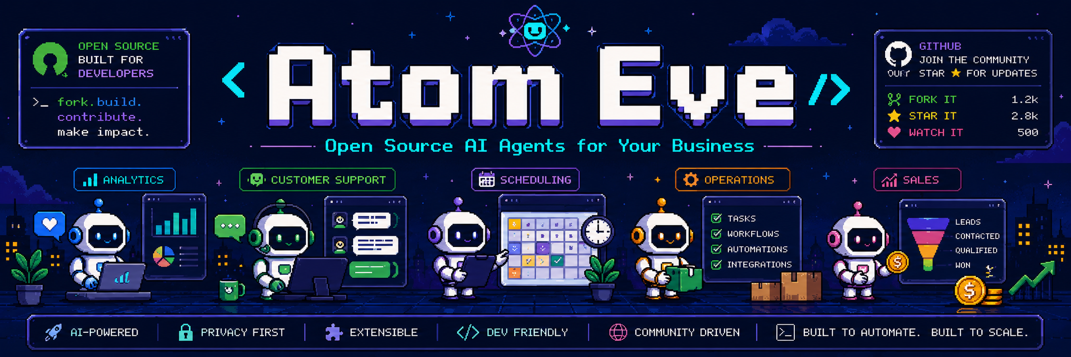 Atom Eve agents overview